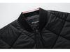 Men's Casual Diamond Baseball Collar Cotton Jacket - European & American Fashion, Plus Size for Autumn/Winter