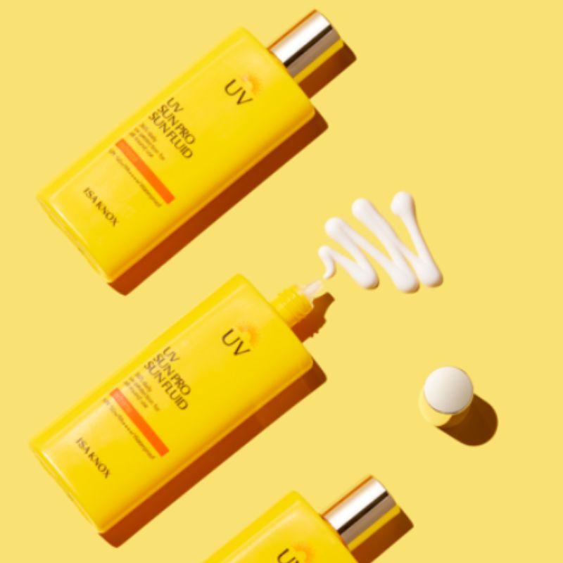 ISA KNOX UV Sun Pro 365 Extreme Sun Fluid SPF50+ PA++++ 70ml Lekki Wodoodporny Krem do Opalania