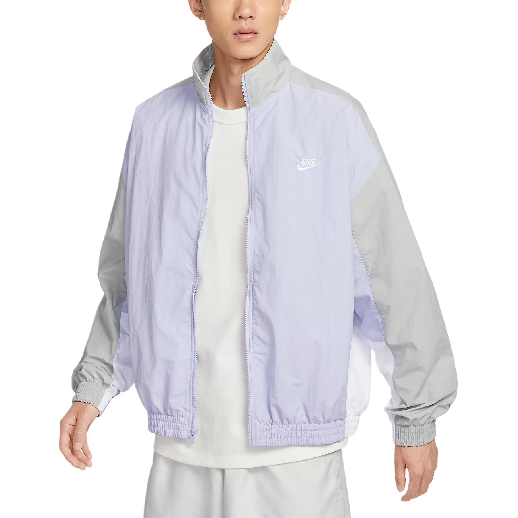 

Nike Club Futura Logo Knitted Sports Long Sleeve Jacket Men jackets HQ6110-057 L