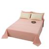 Premium 100% Long-Staple A-Grade Pure Cotton Satin Bed Sheet for Dorms