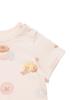 Gelato Pique Baby Donut Bear Print Size 80 T-Shirt, PBCT252455, PNK,