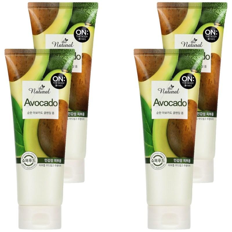 On the Body The Natural Avocado Gentle Cleansing Foam, 200g, 4 pcs