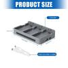 Portable Triple Slot Charging Station With Real Time LED Display Ideal For Batteries Professional Photographers