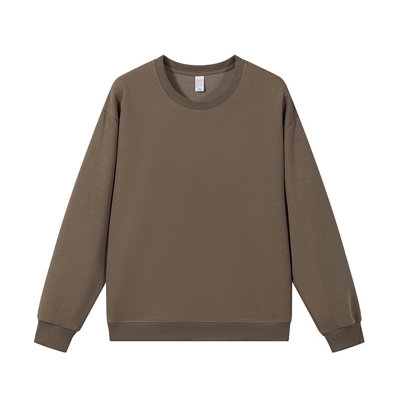 Customized Heavyweight Cotton Hoodie with Embroidered Logo - Men s Loose Fit, Round Neck, Regular Shoulder Style. M