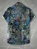 Men's Hawaiian Floral Print Button-Up Short Sleeve Shirt - This Is a Perfect Gift