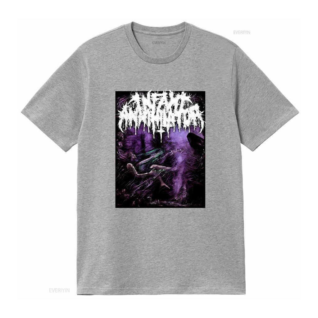 Infant Annihilator Band Music Lover Cotton Black T Shirt All Sizes S 5XL K425 Vintage Washed Stretched Versatile
