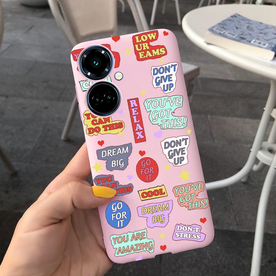 For TECNO Camon 19 Neo Case Cartoon Boy Child Fashion Phone Case Back Cover For Tecno Camon 19 Pro Camon19 Matte Soft Bumper Bag