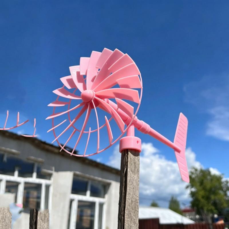 Zahradní větrník 3D tištěný Nerezavějící Odolný vůči povětrnostním vlivům Stabilní Venkovní Dekorace pro Zadní Dvorek Nádvoří Terasu