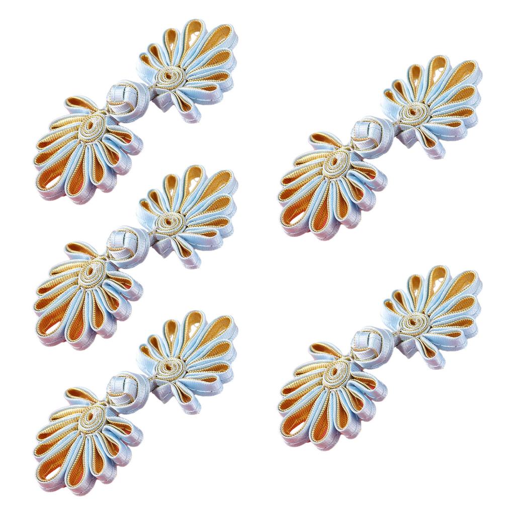 5 Par/Opakowanie Zapięcia do Cheongsama Zapięcia do Szycia Węzły Chińskie Guzik Żabka Ozdobne Guziki Chińskie Tradycyjne Guziki