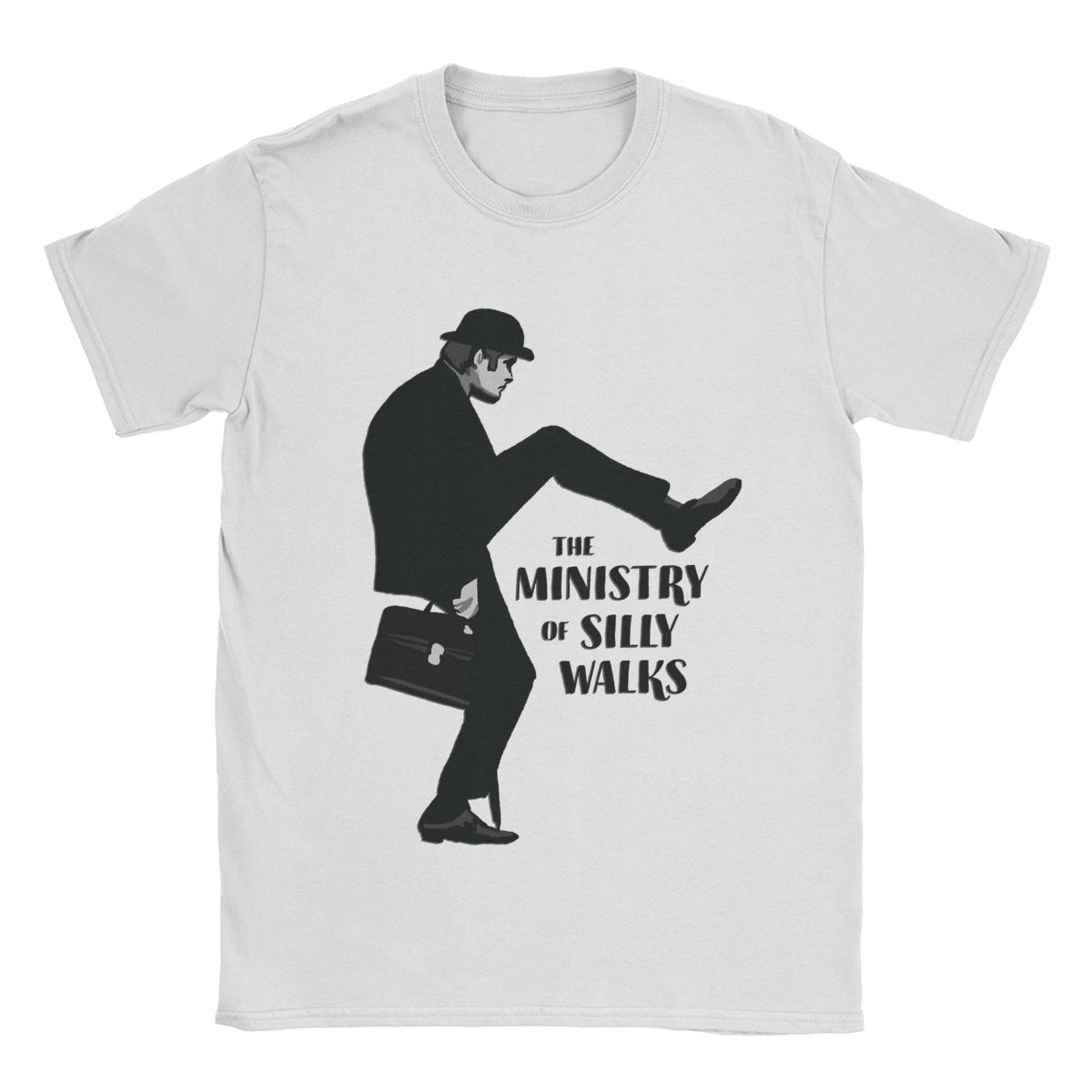 Модная футболка Monty Python The Ministry Of Silly Walks для мужчин, 100% хлопок, футболки с коротким рукавом, новая одежда 2XL
