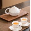 Handun Mutton Fat Jade White Porcelain Kung Fu Tea Set