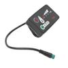 LED-Power-Display-Panel für Elektrofahrrad, Modifikations-Display-Meter mit wasserdichtem 5-Pin-Stecker für 22,2 mm