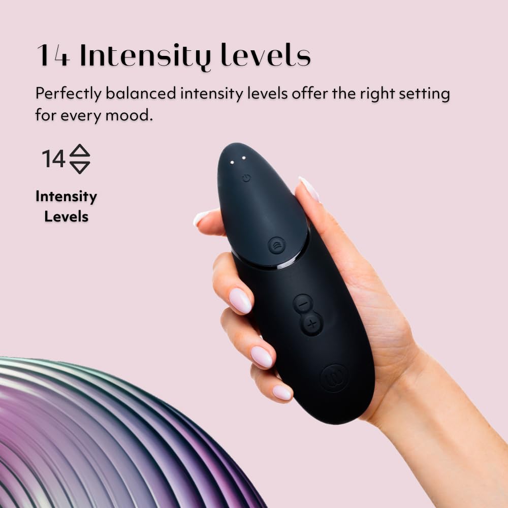 Womanizer Next 3D Pleasure Air Clitoral Suction Suction Clitoral Suction Black Vibrator, Vibrator, Toy, Waterproof, Rechargeable,