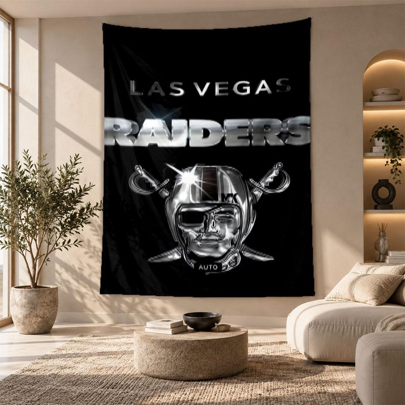 Dekoratif Duvar Halısı, Las Vegas Raiders Baskılı Duvar Sanatı, Yatak Odası Arka Planı İçin Hafif Duvar Askısı