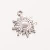 Fashion DIY Gold Plated Stainless Steel Charms Simple Sun Shape Pendants Charms for Necklace