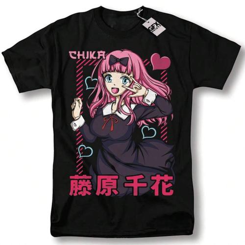 Chika Fujiwara Waifu Shirt Kaguyasama Love Is War Anime Unisexga Senpai Tshirt S