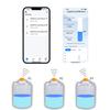 ME201WSP Tuya App Long Distance Check Alarm Ultrasonic Depth Wireless Gauge Water Tank Level Sensor