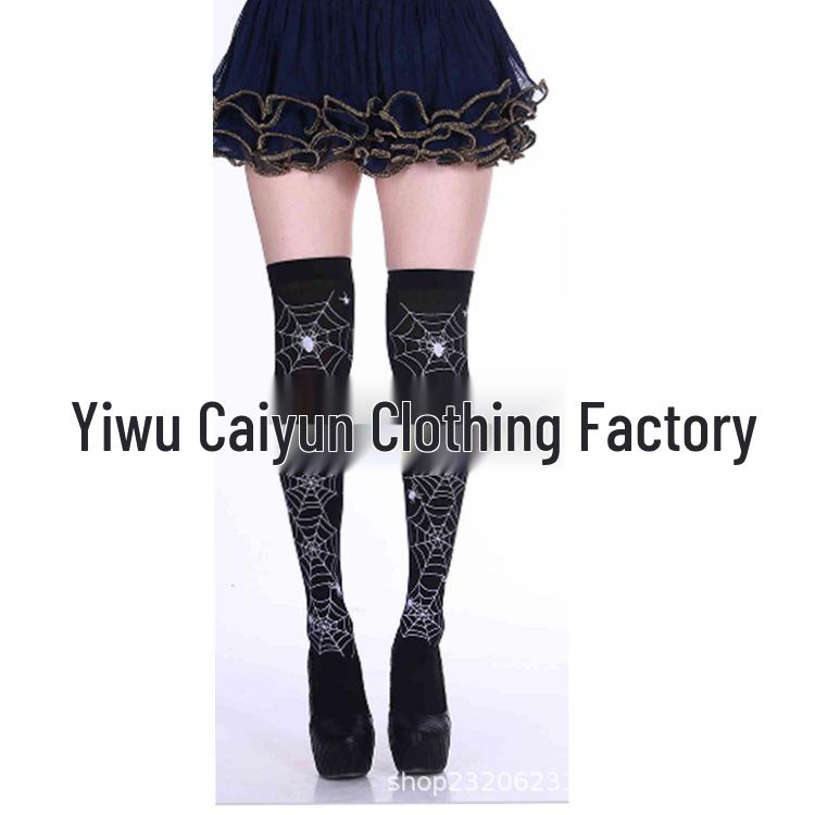 Halloween Skull & Skeleton Blood Stain Tube Socks