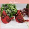 Christmas Red Bird Resin Decor With European Style For Festive Tree Adornments And Collectors