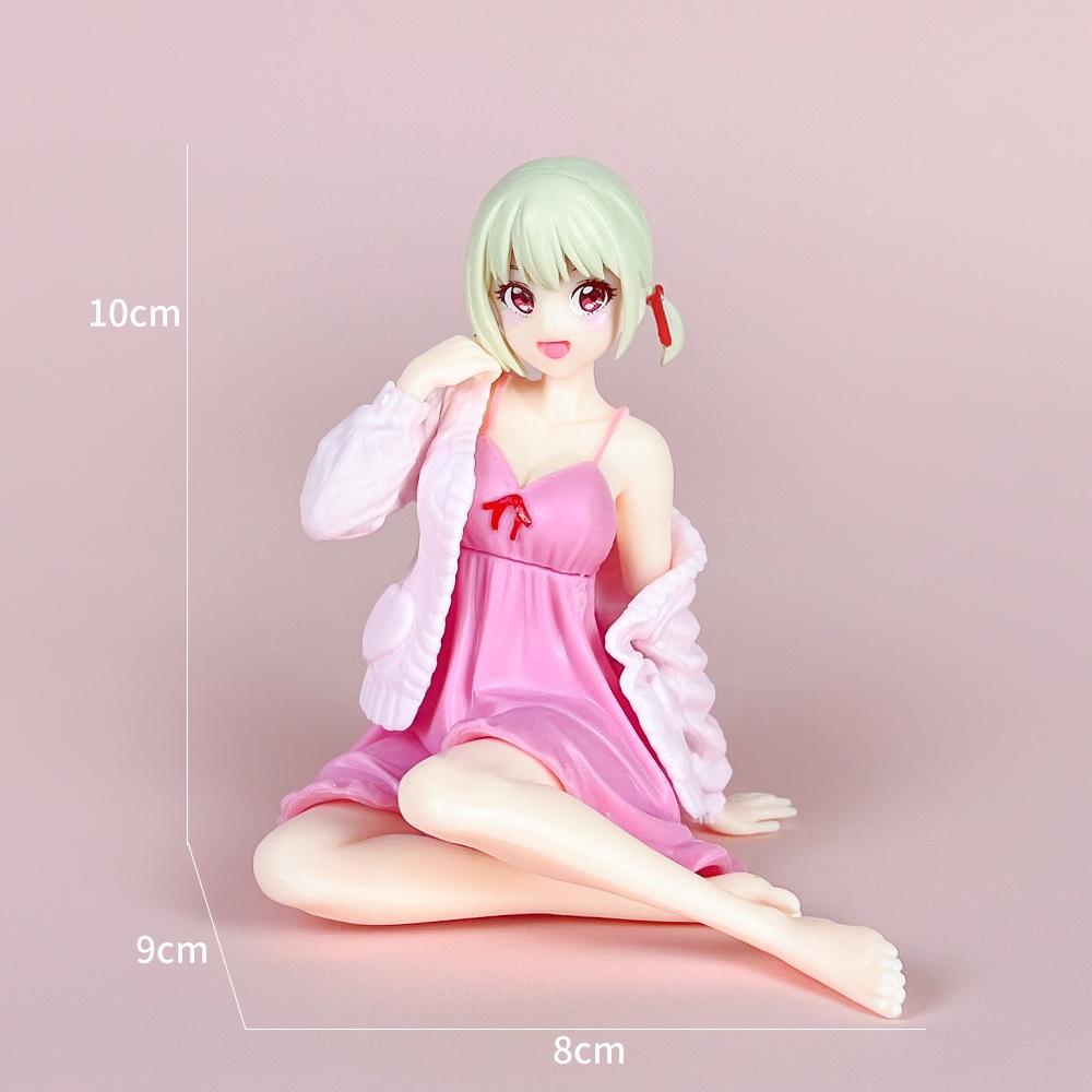 

Lycoris Recoil Аниме Настольный Милый Nishikigi Chisato Фигурка Kawaii Girl Noodle Stopper Коллекция Игрушек