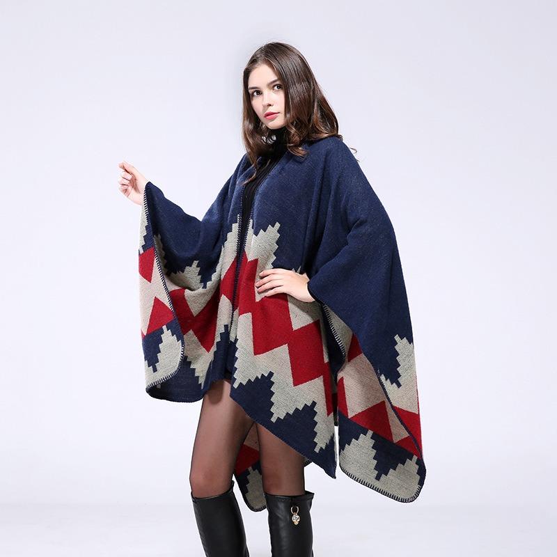 AEC hand-sewn edge thickened and lengthened open hot-selling cape air conditioner warm decorative shawl scarf