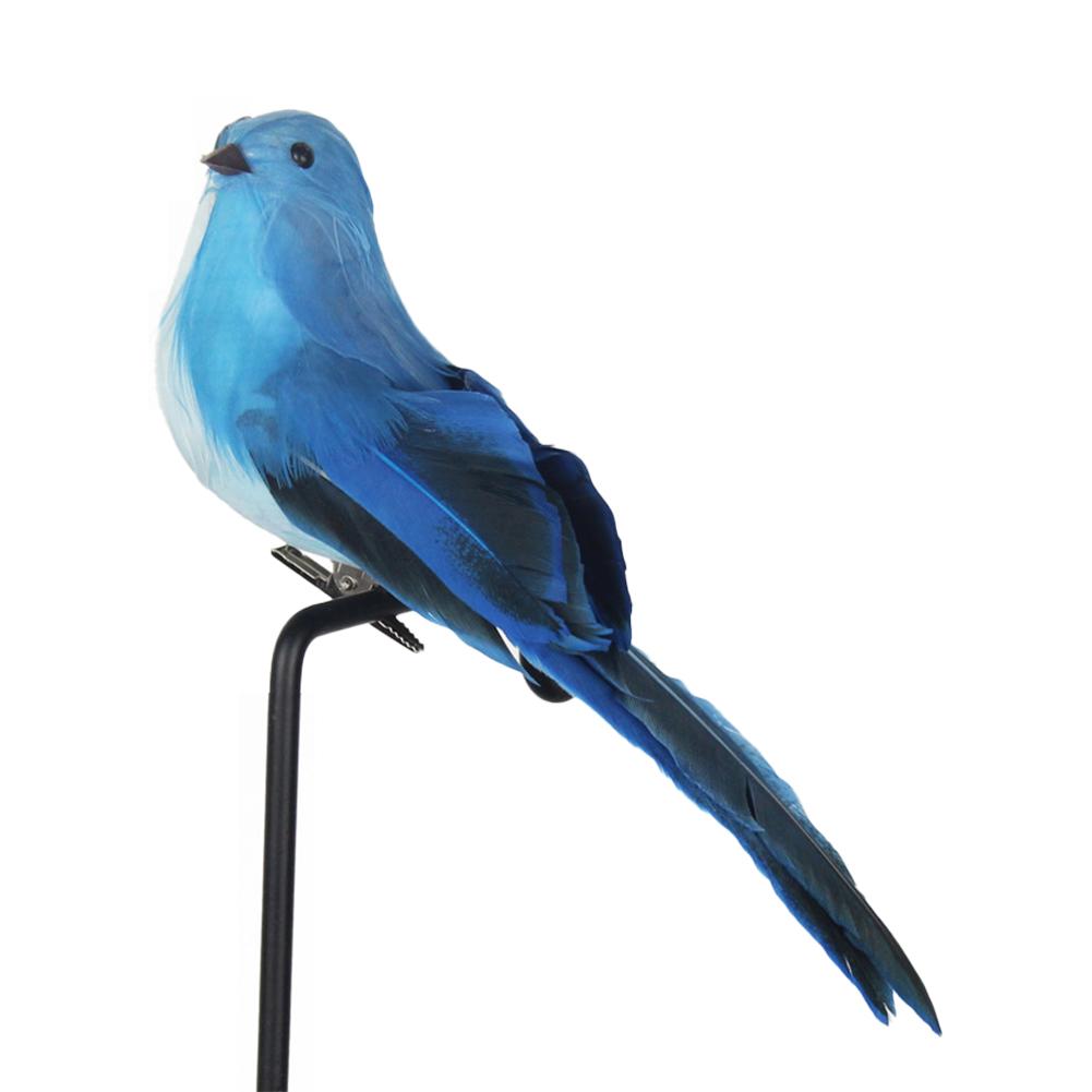 Colorful Artificial Birds Fake Foam Animal Simulation Feather Birds Models Horticultural Tree Branch Decoration Garden Decor