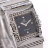 Omega Constellation Carree Watches 1528.46 Cal.1376 blackDial Stainless Steel/diamond Quartz Analog Display Women Used