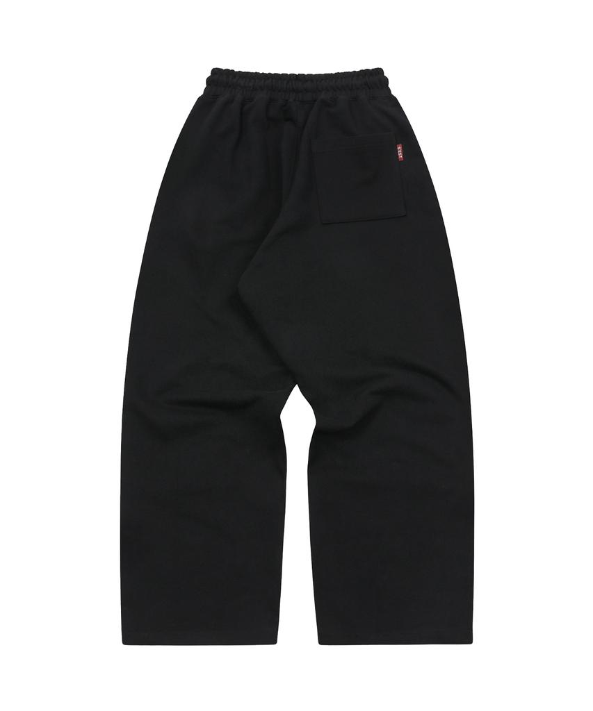 S'EST Quilt Carpenter Sweatpants Black