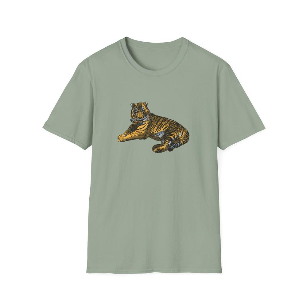 футболка с тигром S