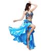 3Pcs/Set For Thailand/India/Arab Show Costumes Sequins Dancer Skirt Halter Bra Performance Top Belly Dance Costumes