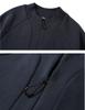 Royal Blue Men's Half-Zip Loose Casual Hoodie (Spring/Autumn)