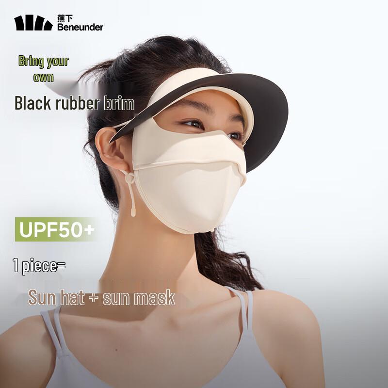 Beneunder Wide-Brim Full-Face Sun Protection Mask AL333