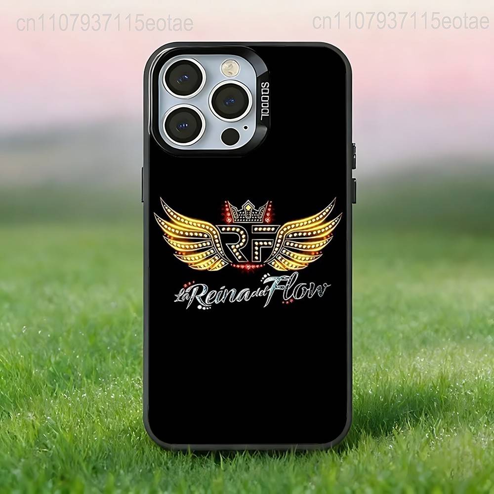 Queen of Flow La Reina Del Flow  Phone Case For iPhone 17,16,15,14,13,12,11,Pro,Max,Plus,E,Air,Mini Black IMD Cover