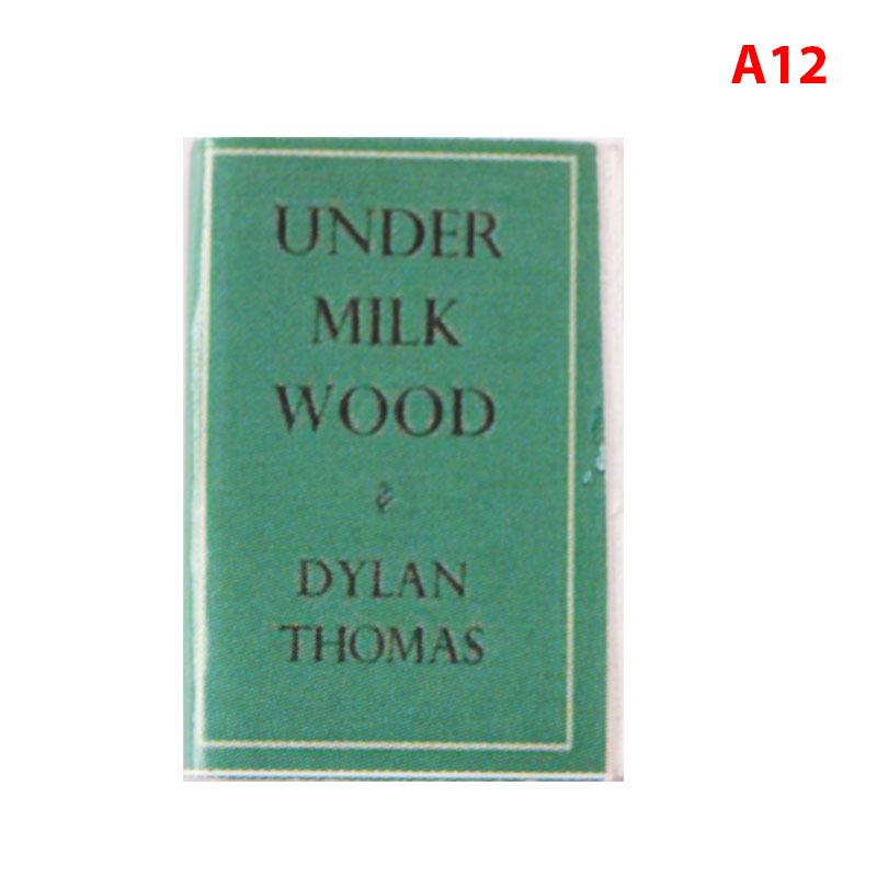 1:12 Scale Miniatures Dollhouse Books Assorted Retro Vintage Mini Books DIY Scene Doll House Decoration