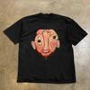 Fun And Creative Pattern Round Neck Tshirt Pure Cotton Summer Trendy Short Sleeved Shirt Casual Daily Style Top