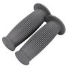 Nakira Motorcycle Grip Moped Handle Barrel Type 0.9 Inch (22.2 Mm) Left and Right Set Rubber F Type (Gray)