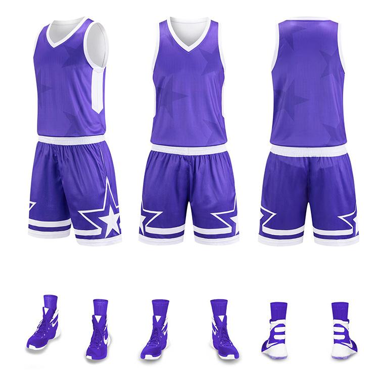 American Basketball Jersey Set Men'S Game Jersey Children'S Primary School Training Jersey Jersey Printing Number Summer Women