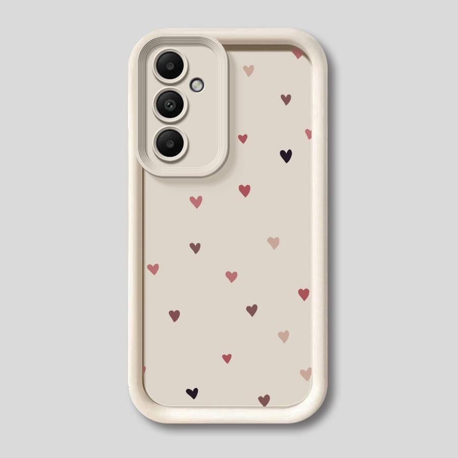Soft Shell Case for Samsung Galaxy A26 A22 A33 A24 A13 A56 A36 A32 A14 A23 A12 A34 A16 Colorful Hearts