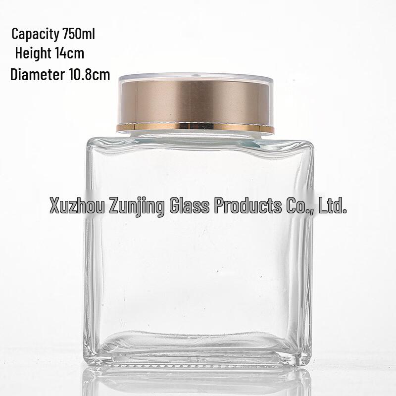 ZISIZ Glass Food Storage Jars with Airtight Lids