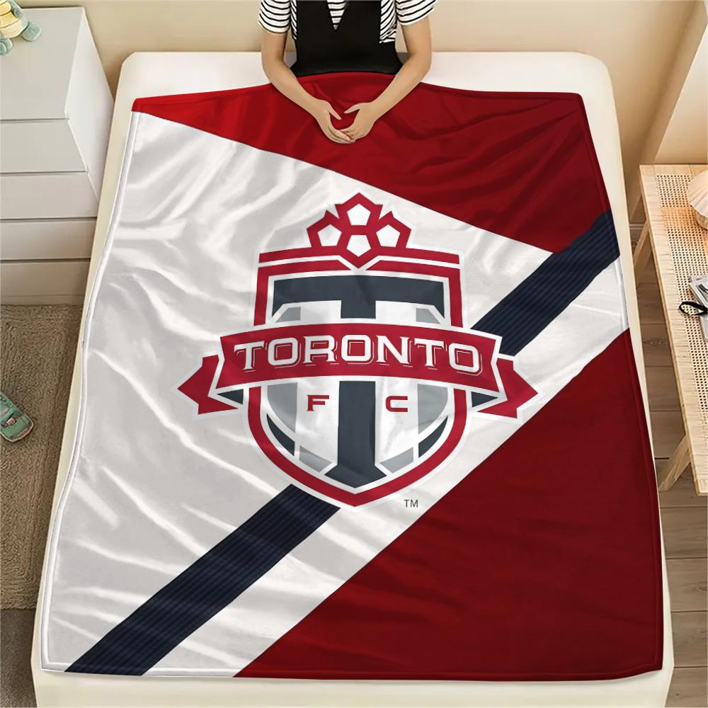 Toronto Football Club Flannel Blanket, High quality Comfortable for All Seasons, Home Decor, Warmth and Comfort