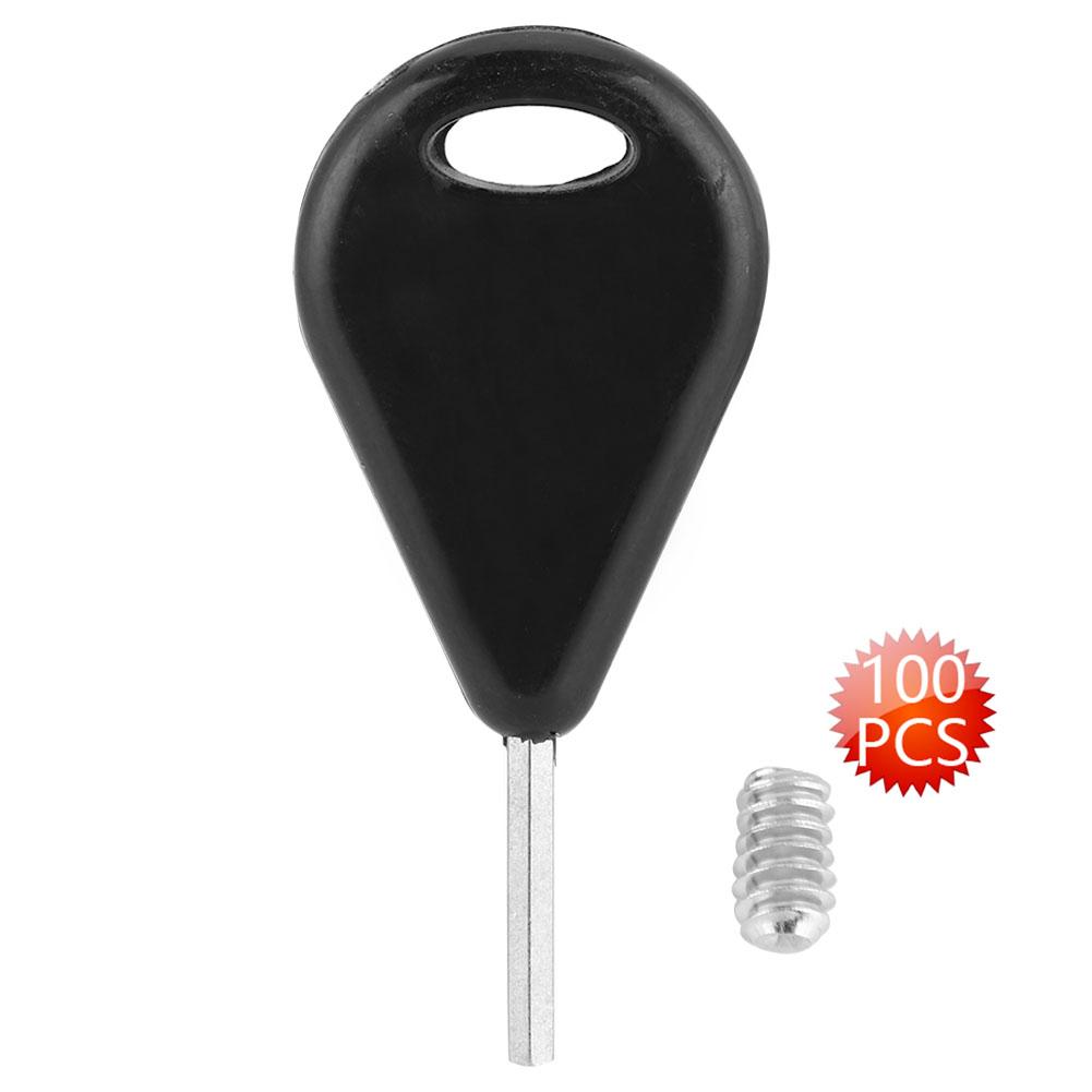 Surfboard Rudder Stainless Steel Screw G5 FCS Board Fin Stainless Steel Screw Kit (100 Screws)