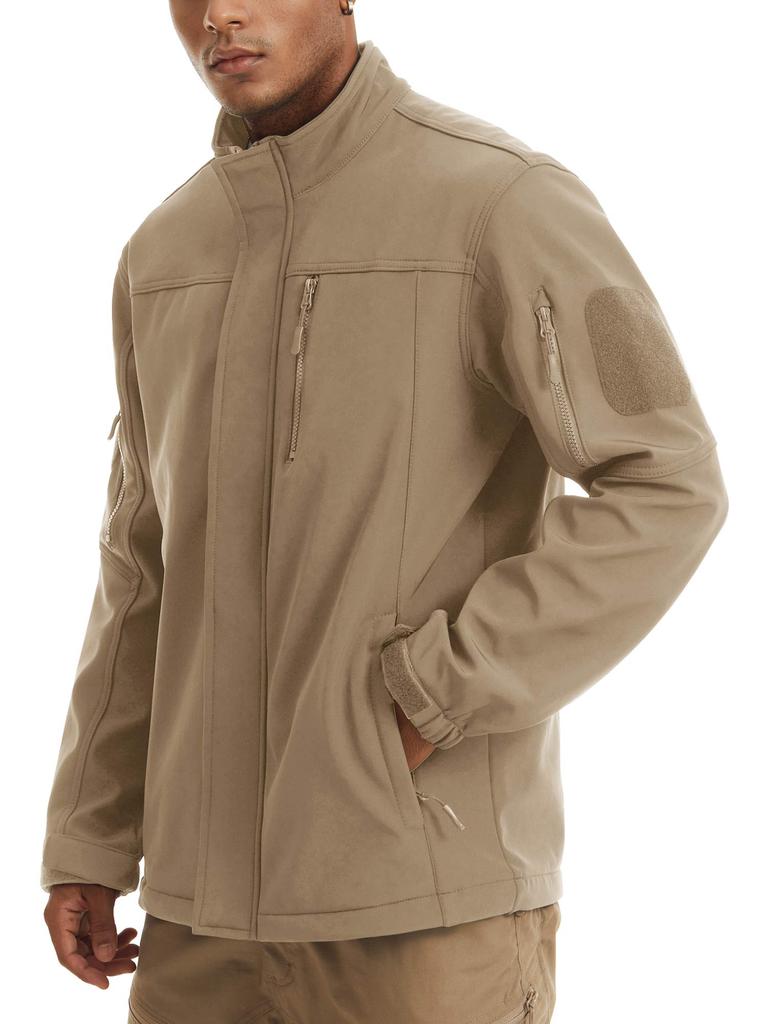 Windproof Military Climbing 2XL [TACVASEN] Men's Coat, Wear, Ventilation, Jacket, Warm, Wear, Military, Stylish, Outdoor, Khaki,