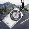 Multi-function Orienteering Navigation Transparent Surveying Ruler New Compass  Survival Gift