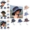 Mens Outdoor Windproof Bucket Hat With Button Brim Perfect For Fishing And Hiking