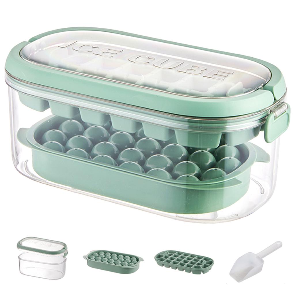 Ice Ball Maker Mold Food Grade Flexible Ice Cube Mold Freezer Making Reusable Ice Cube Tray for Whiskey Milk Kitchen Accessories