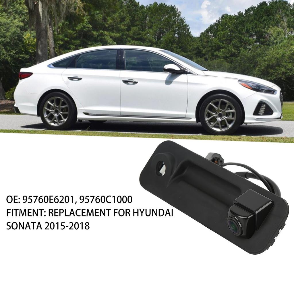 Park Assist Camera Reverse Camera Rear View Backup Camera Park Assist Cam 95760E6201 Replacement for  Sonata 2015‑2018