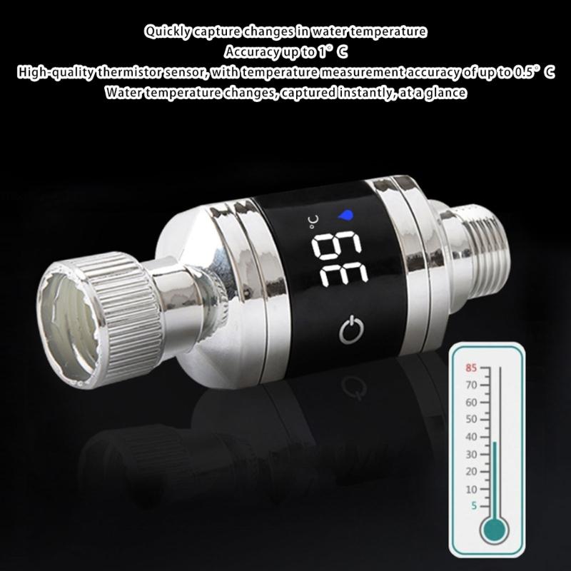 Elektrické LED displeje Teploměry do sprchy Koupelnové baterie Monitor teploty vody Chytré domácí teploměry