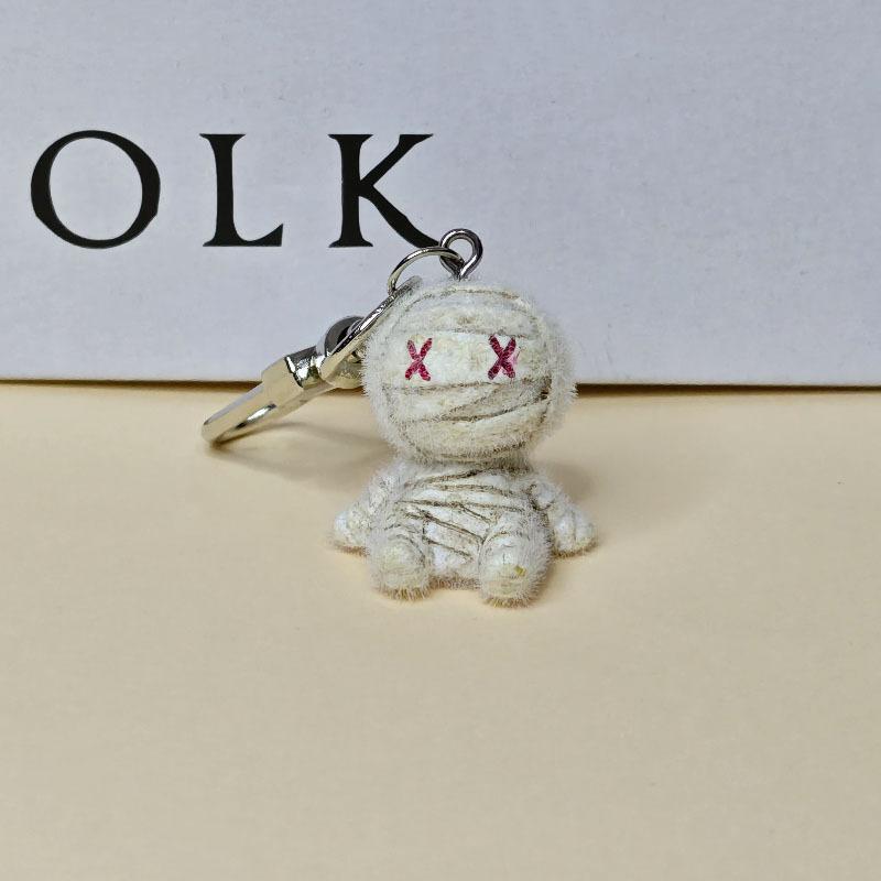 

Каваї Флоксований Привид Мумії Підвіска-ланцюжок для телефону Чарівна Мультяшна Плюшева Підвіска для ключів Інстаграм Стиль Чохол для телефону Сумка Камера Підвіска