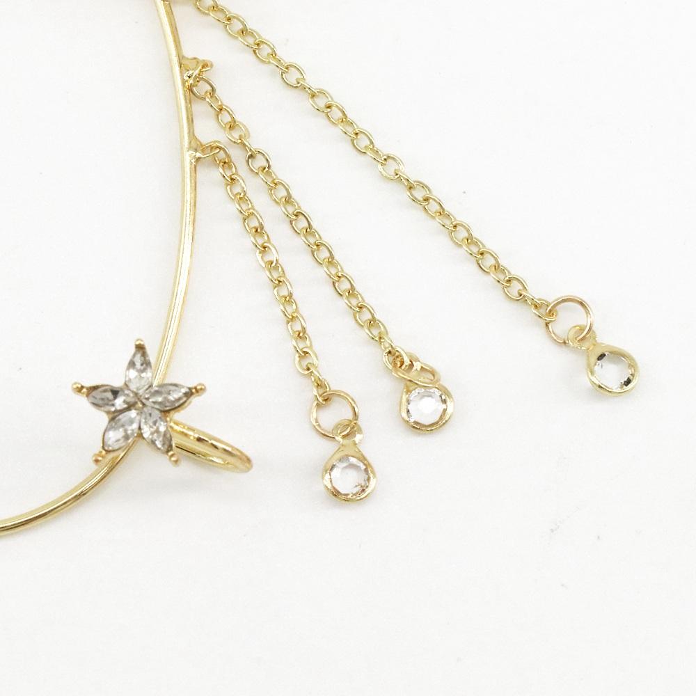 Fairy Luxury Tassel Ear Cuff Korean Style Ear Clip Ear Bone Clip Butterfly Ear Hook Girls Earring