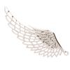 10Pcs Gold Color/Silver/Bronze Filigree Wraps Angel Wings Pendant Metal Crafts For Diy Headwear Jewelry Making Accessories